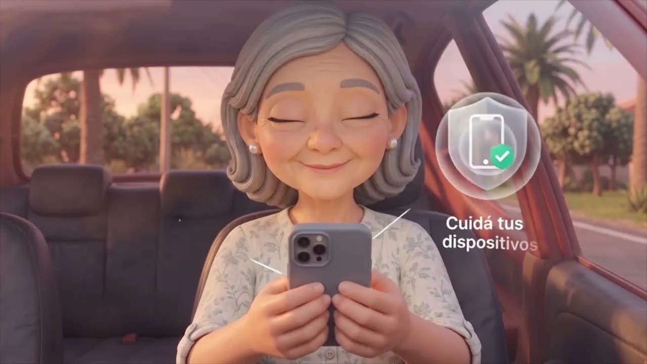 Susy cuida sus dispositivos