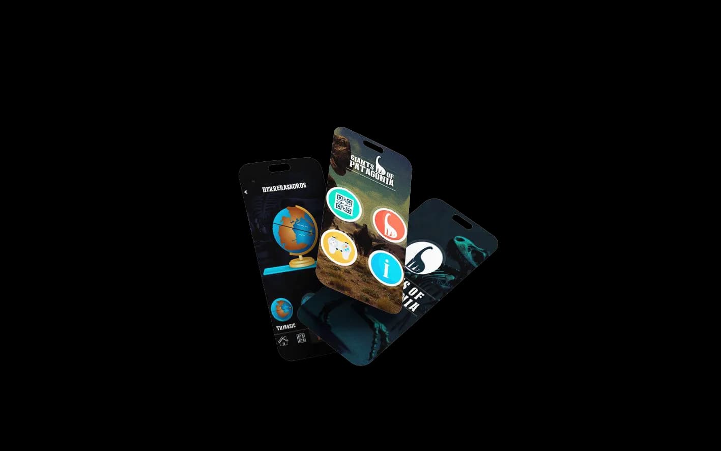 La app Giants of Patagonia en celulares