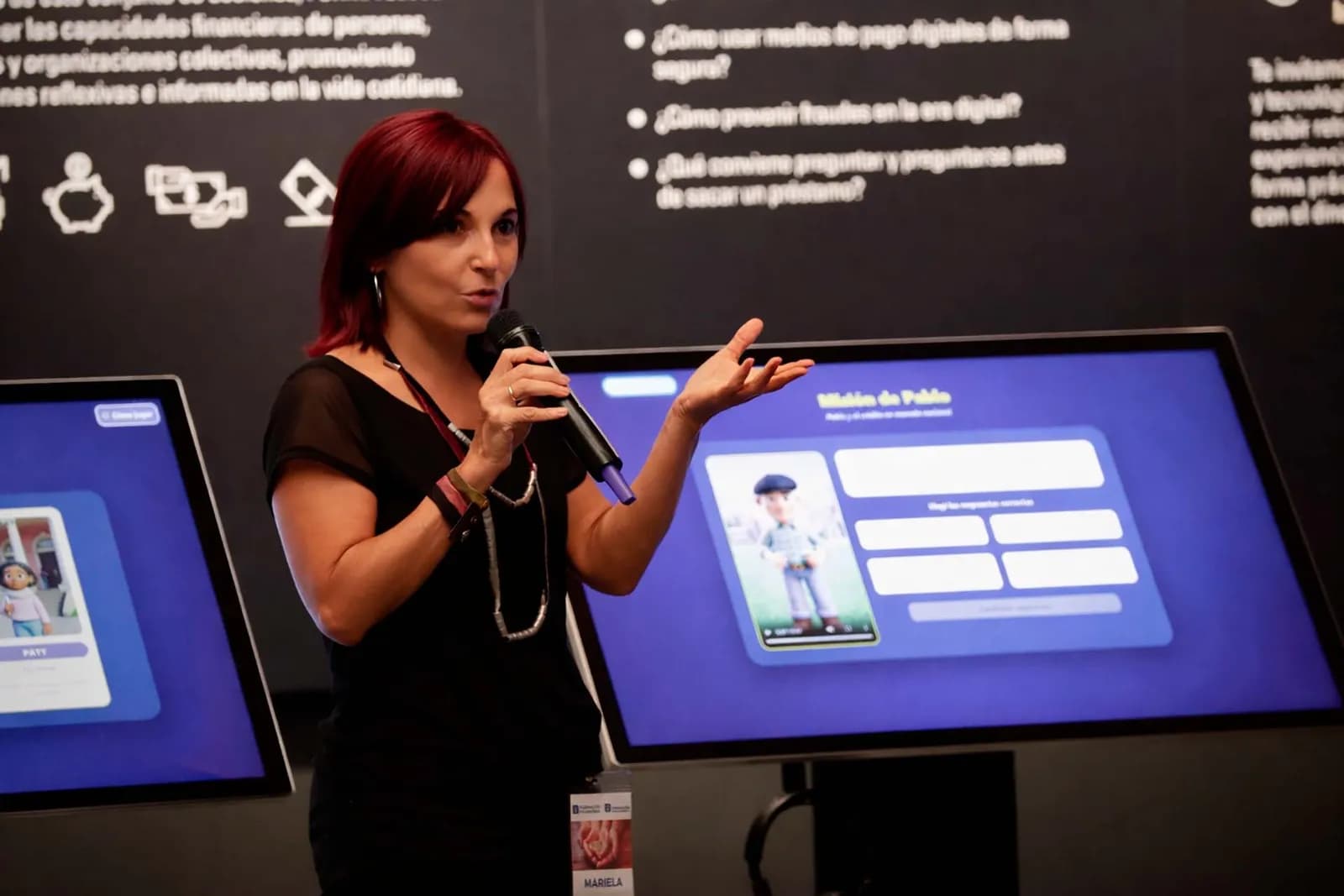 Presentación de la sala en el museo